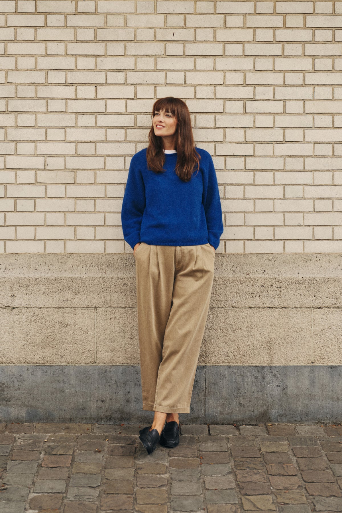 CASHMERE BALLOON-SLEEVE SWEATER