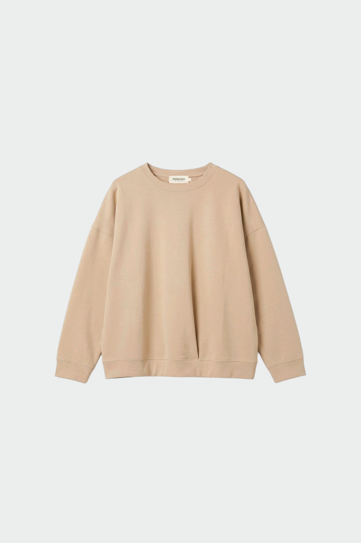 BASIC PLEATED SWEATSHIRT