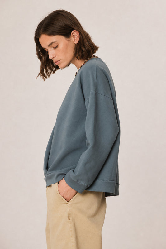 BASIC PLEATED SWEATSHIRT 2