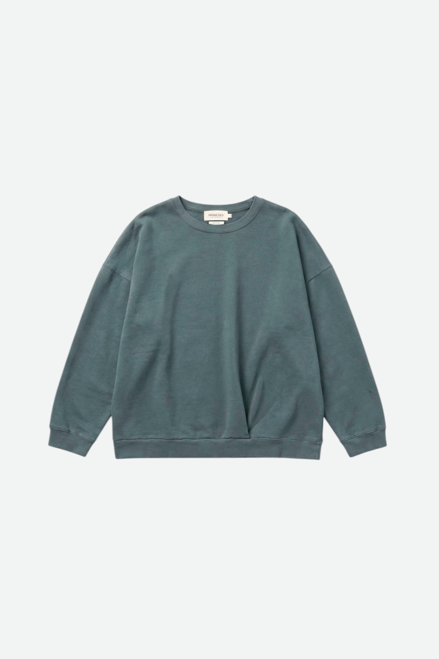 BASIC PLEATED SWEATSHIRT