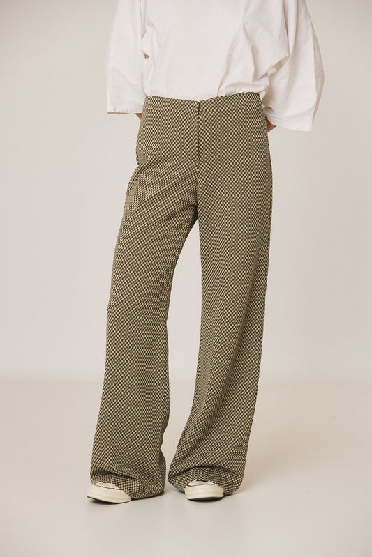 DOUBLE-KNIT JACQUARD PANTS 1