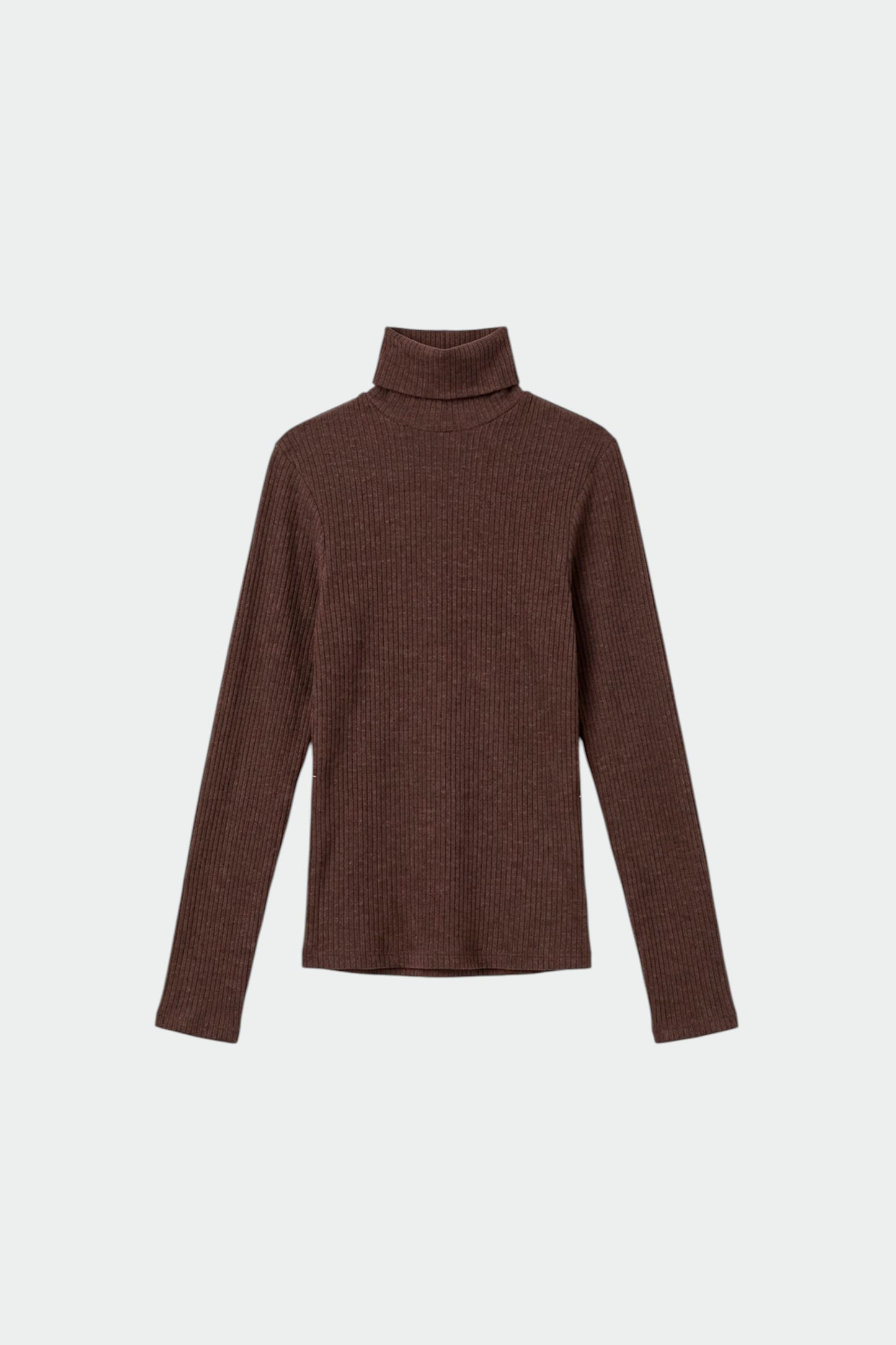 FITTED RIBBED T-SHIRT