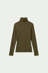 FITTED RIBBED T-SHIRT