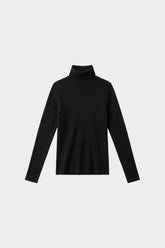 FITTED RIBBED T-SHIRT