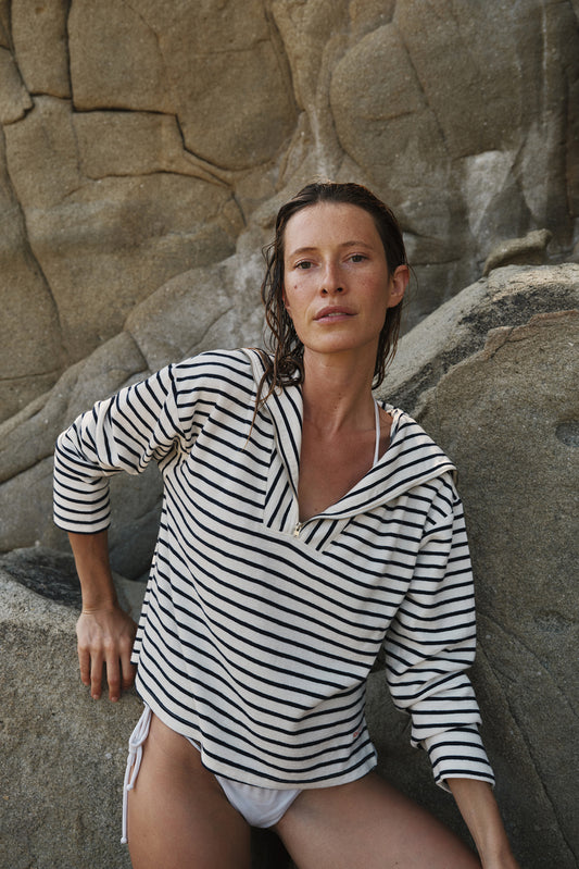 TERRYCLOTH SAILOR SWEATSHIRT 1