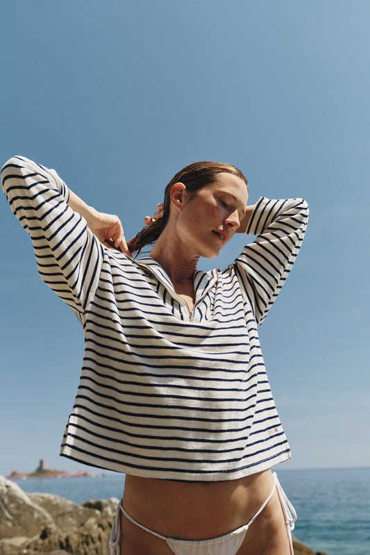 TERRYCLOTH SAILOR SWEATSHIRT 2