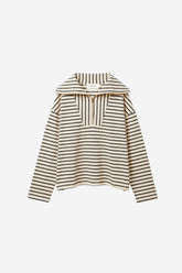 TERRYCLOTH SAILOR SWEATSHIRT