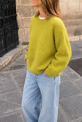 SWEATER WITH MOHAIR