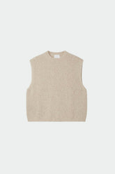 BOXY VEST WITH MOHAIR