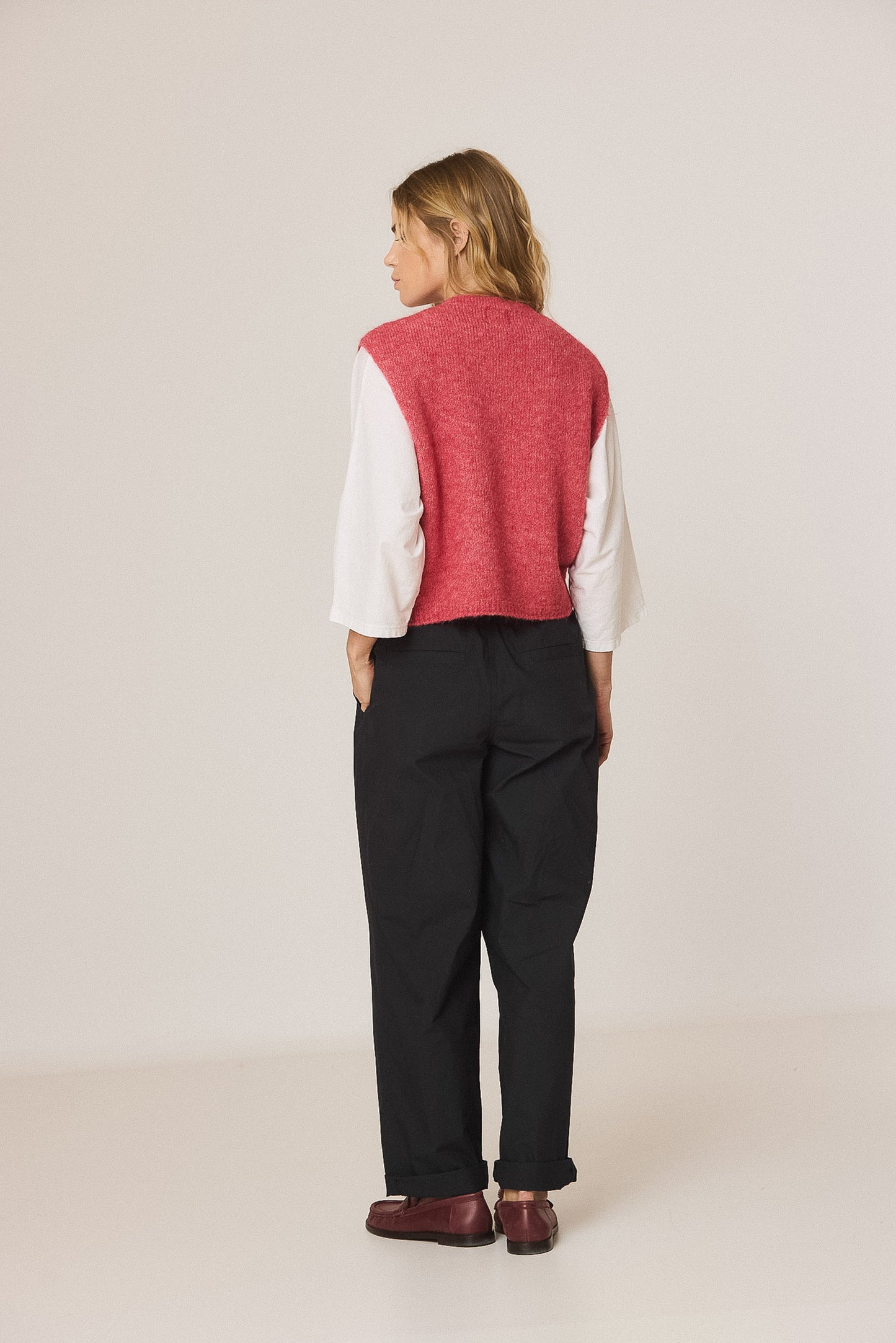CHALECO BOX CON MOHAIR