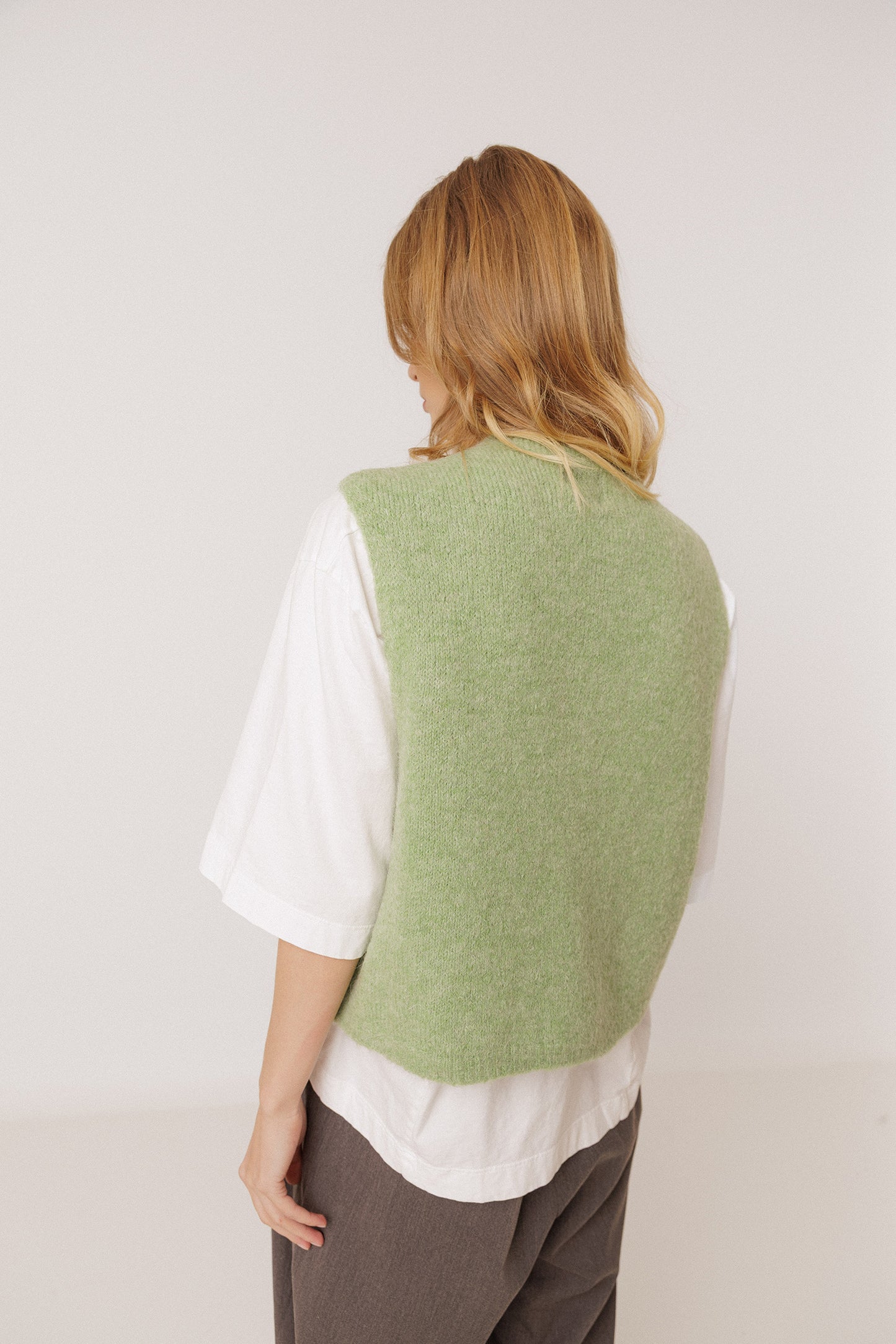 BOXY VEST WITH MOHAIR