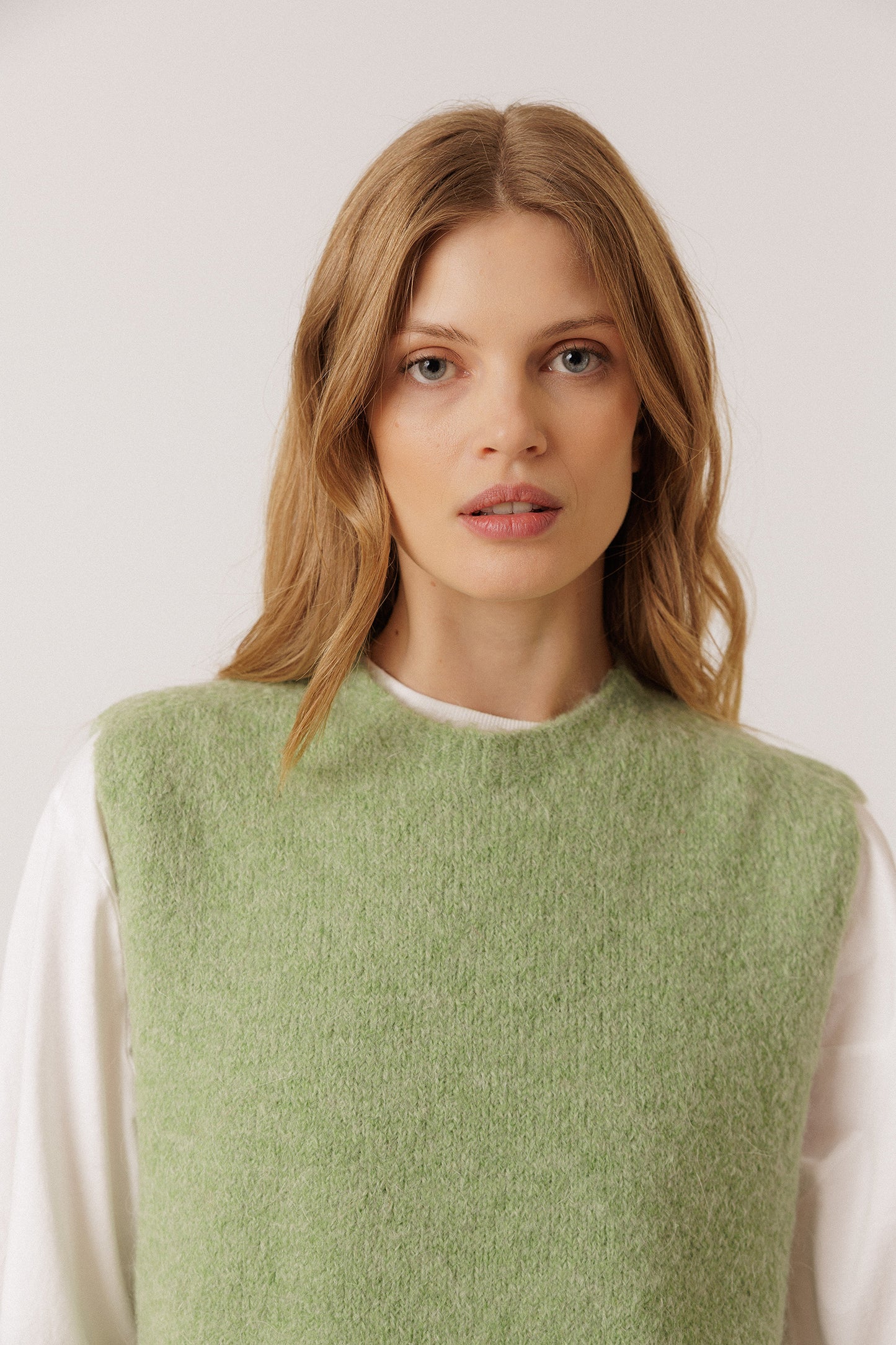 BOXY VEST WITH MOHAIR