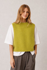 BOXY VEST WITH MOHAIR
