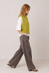 BOXY VEST WITH MOHAIR