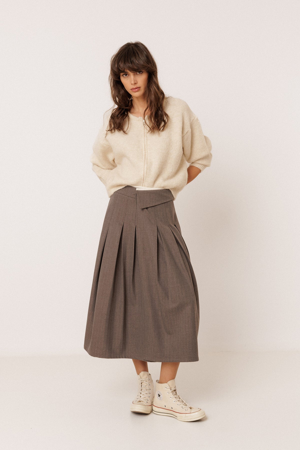 BOMBER-STYLE JACKET WITH MOHAIR
