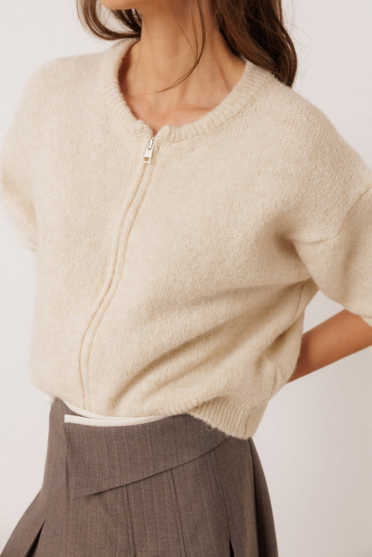 BOMBER-STYLE JACKET WITH MOHAIR 4
