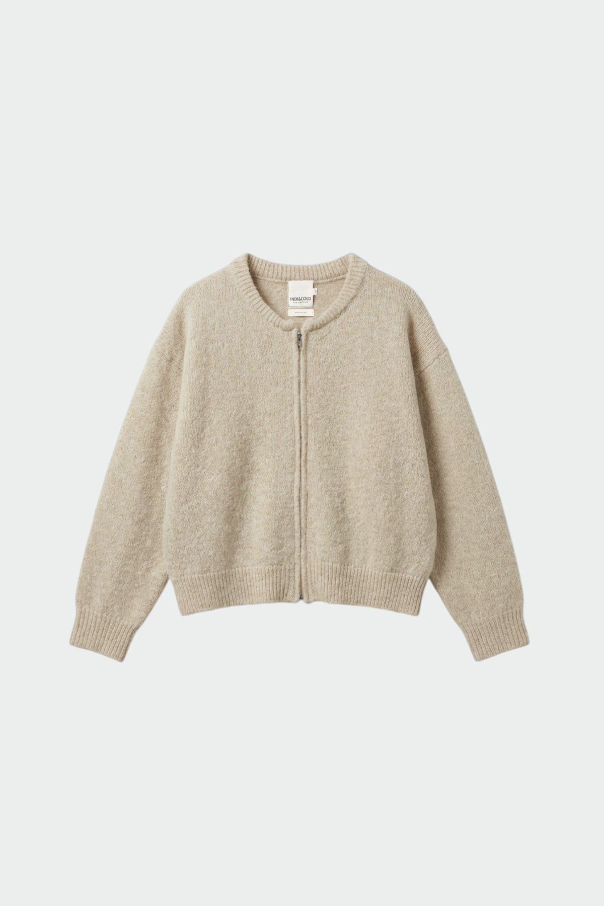 BOMBER-STYLE JACKET WITH MOHAIR