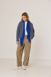 BOMBER-STYLE JACKET WITH MOHAIR