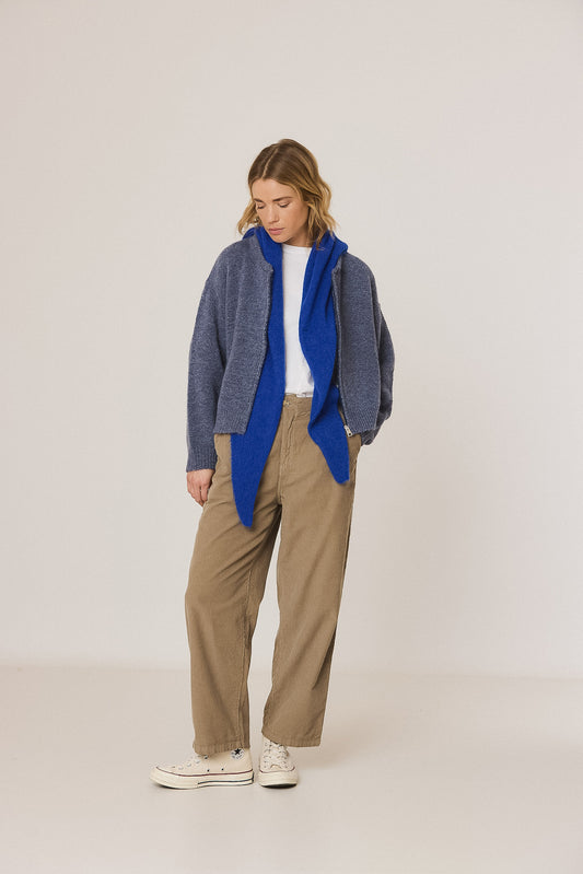 BOMBER-STYLE JACKET WITH MOHAIR 1