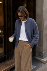 BOMBER-STYLE JACKET WITH MOHAIR