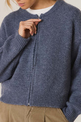 BOMBER-STYLE JACKET WITH MOHAIR