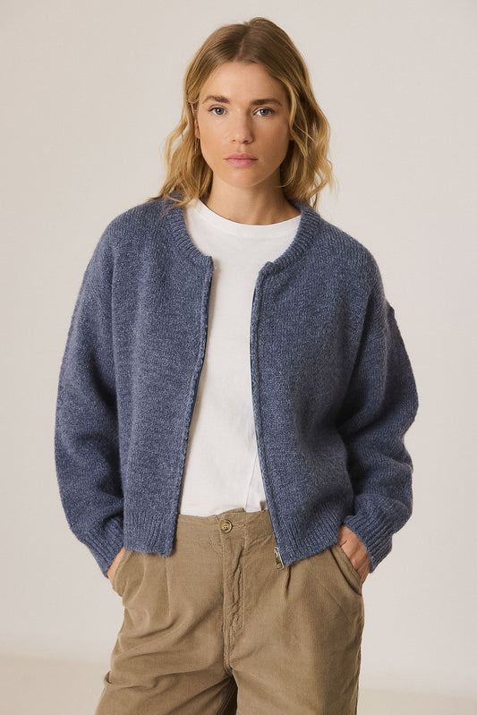 BOMBER-STYLE JACKET WITH MOHAIR 4