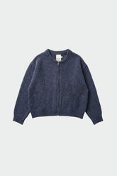 CHAQUETA TIPO BOMBER CON MOHAIR
