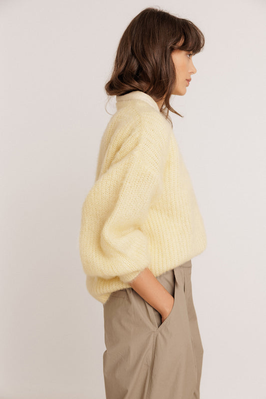 PULL MOHAIR EFFET BROSSÉ 3