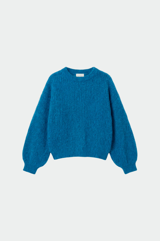 BRUSHED-EFFECT MOHAIR SWEATER 5