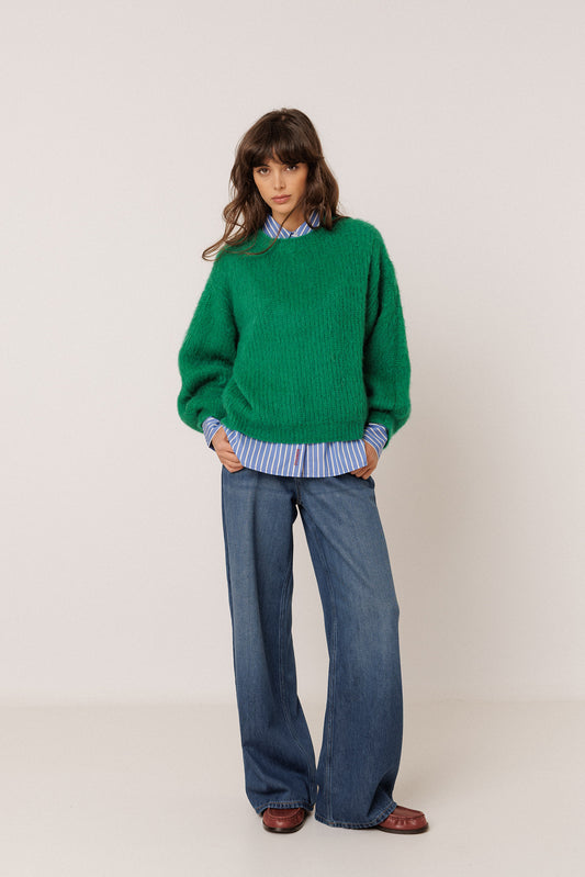 PULL MOHAIR EFFET BROSSÉ 3