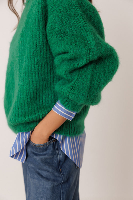 PULL MOHAIR EFFET BROSSÉ 4