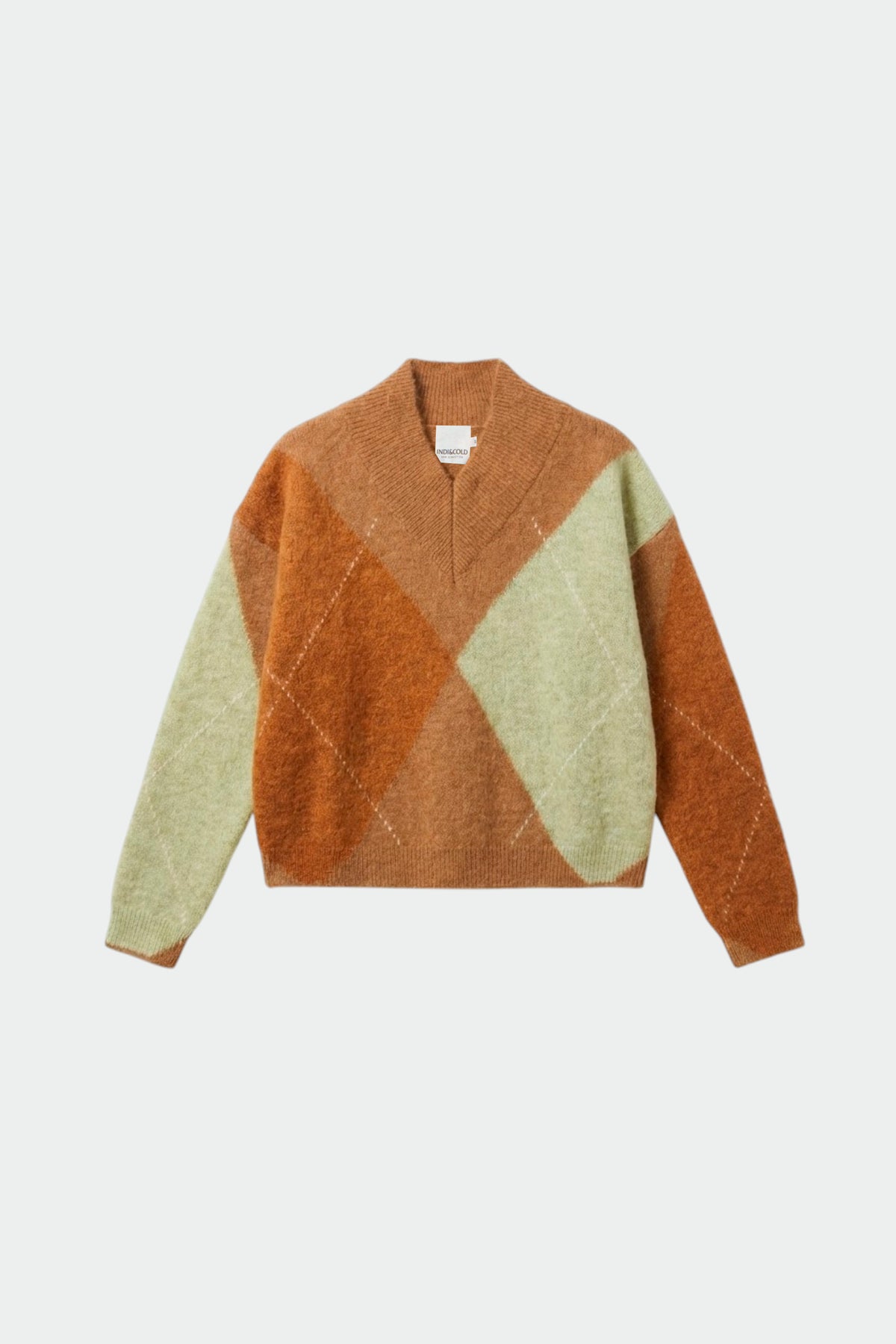 JERSEY INTARSIA MAXIROMBO ALPACA