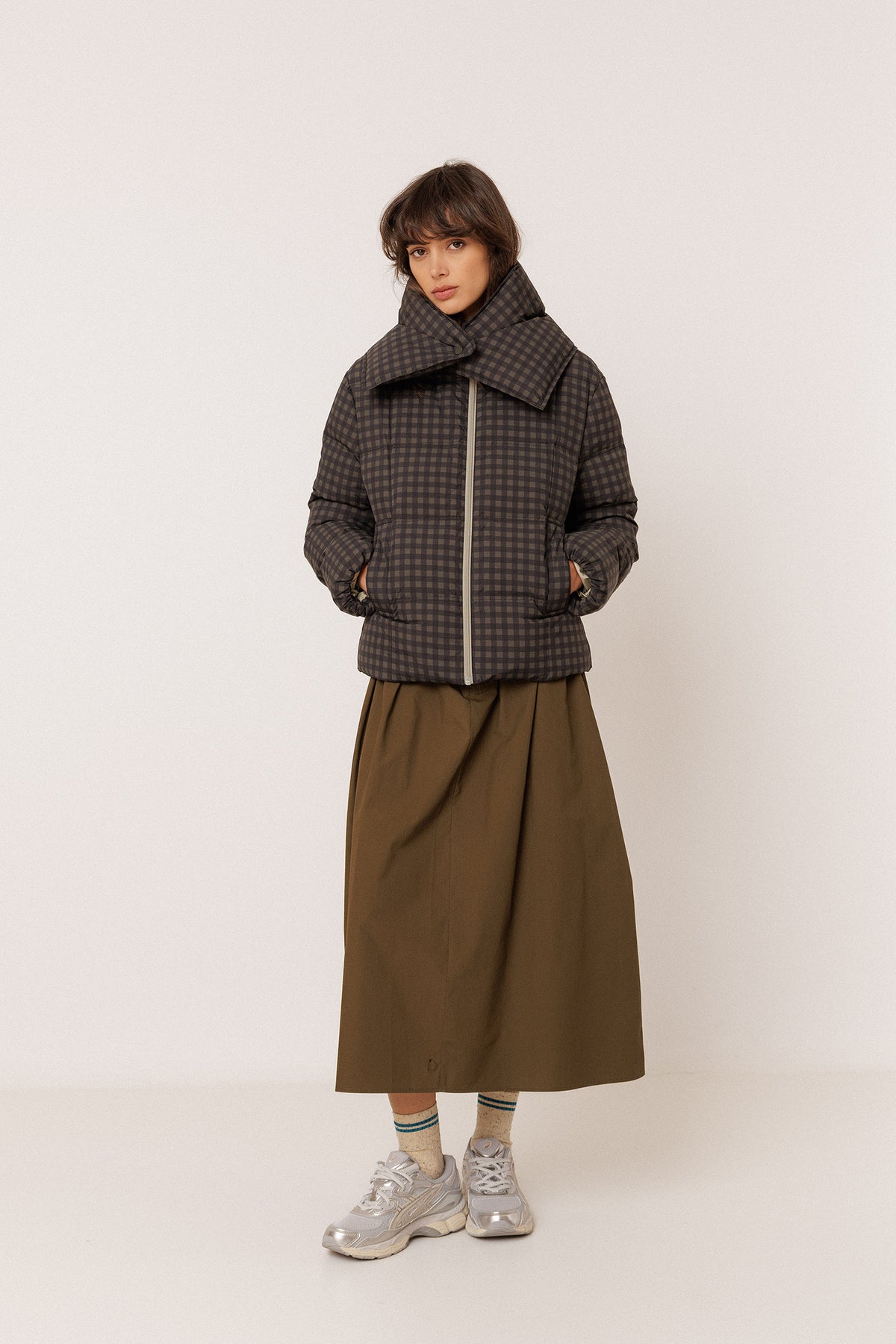 SHORT PRINTED DOWN JACKET