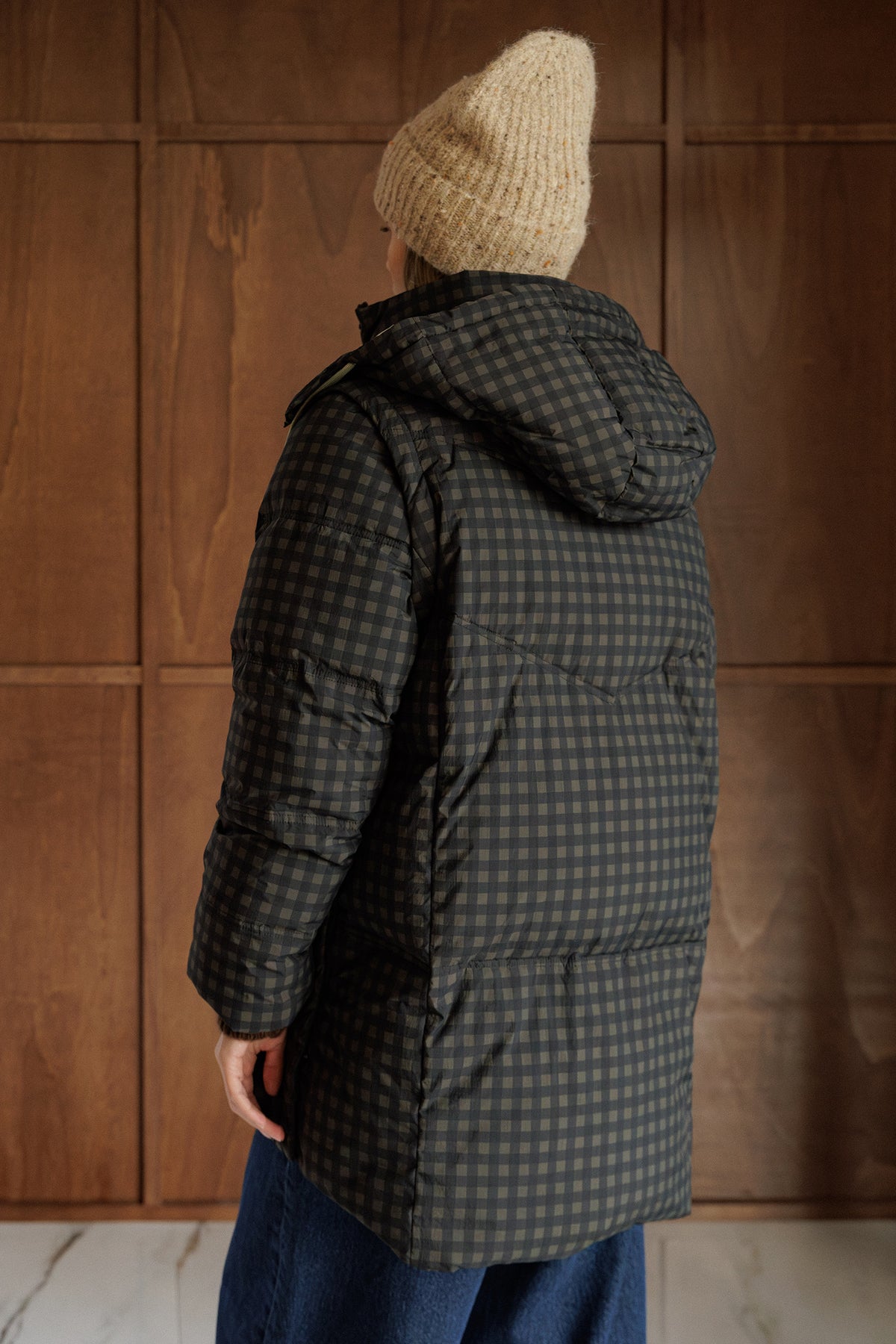 MULTIFUNCTION PRINTED DOWN JACKET
