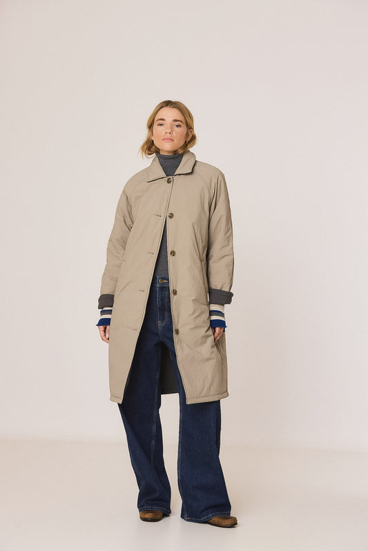 TRENCH MATELASSÉ RÉVERSIBLE 1
