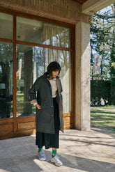 REVERSIBLE QUILTED TRENCH COAT