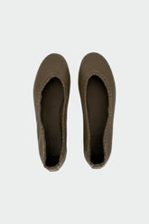 FLAT LEATHER BALLET FLATS