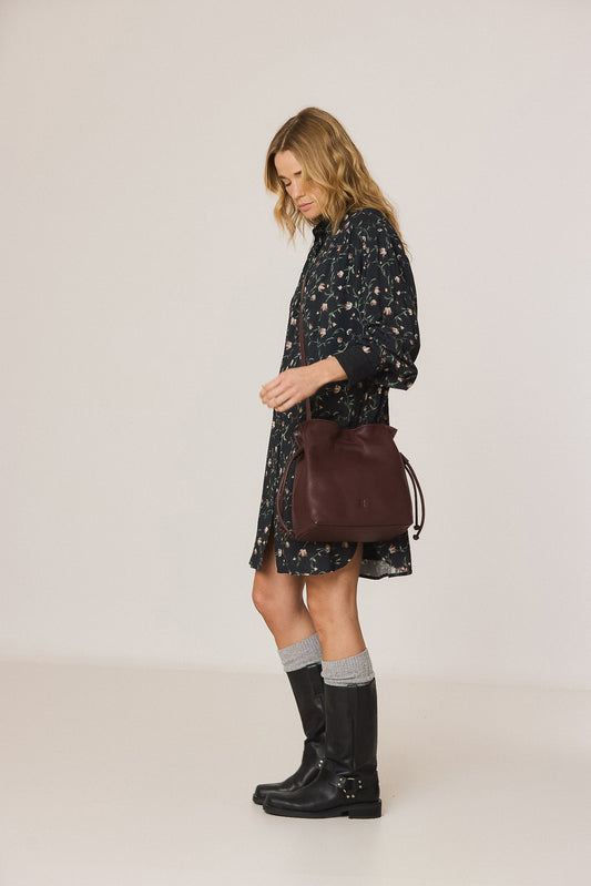 BOLSO BANDOLERA PIEL FRUNCIDA 2