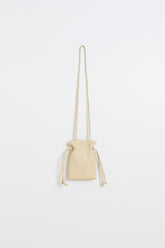 MINI RUCHED-LEATHER BAG
