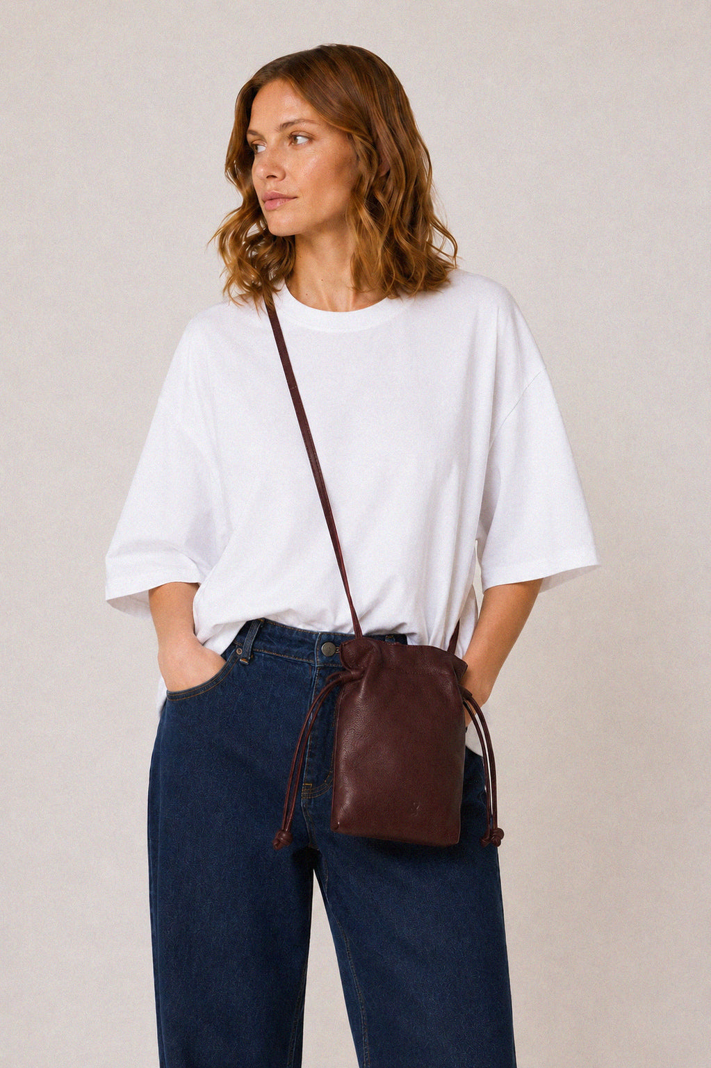 [CL] MINI RUCHED-LEATHER BAG