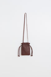 MINI SAC EN CUIR FRONCÉ