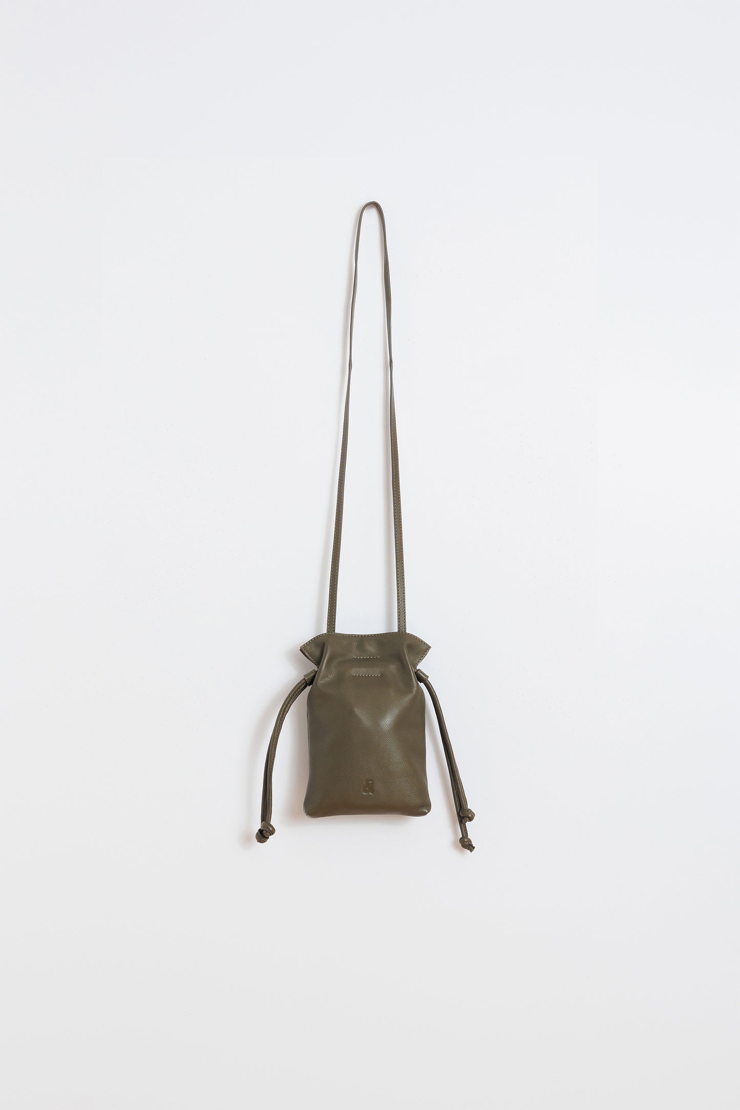 MINI SAC EN CUIR FRONCÉ