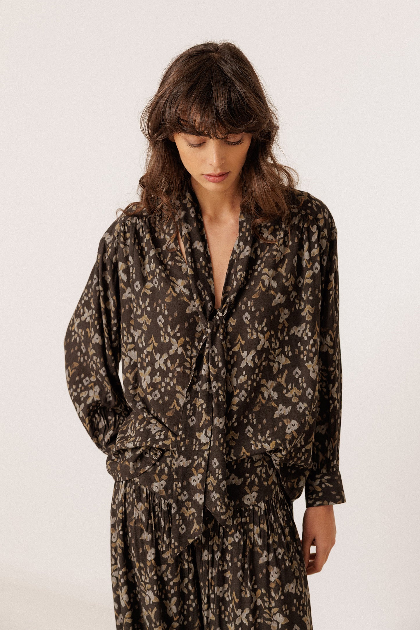 CHEMISE OVERSIZE FOULARD