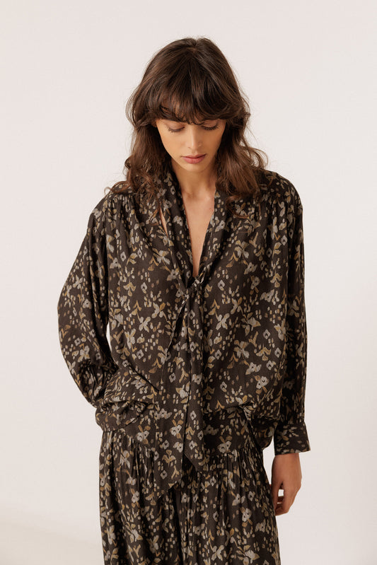CHEMISE OVERSIZE FOULARD 1