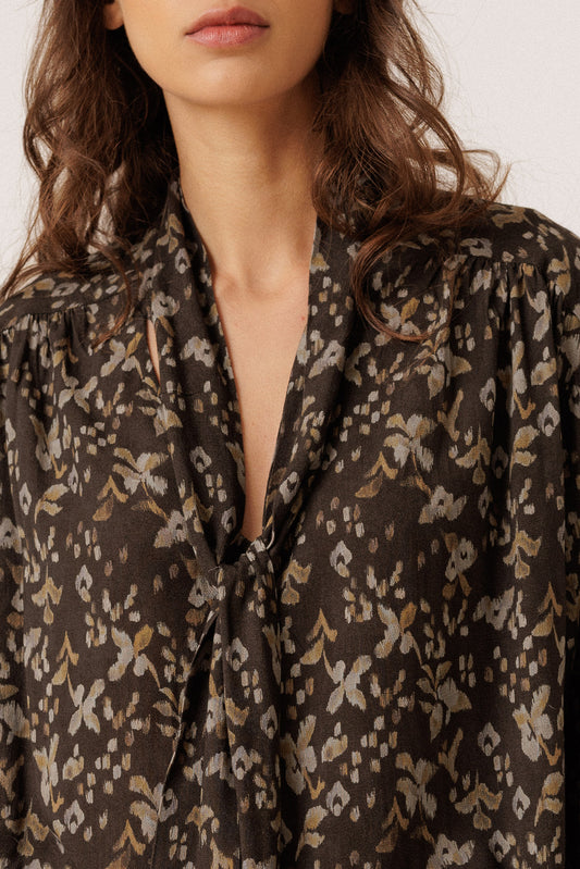 CHEMISE OVERSIZE FOULARD 2