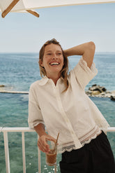 CHEMISE POPELINE BRODÉE