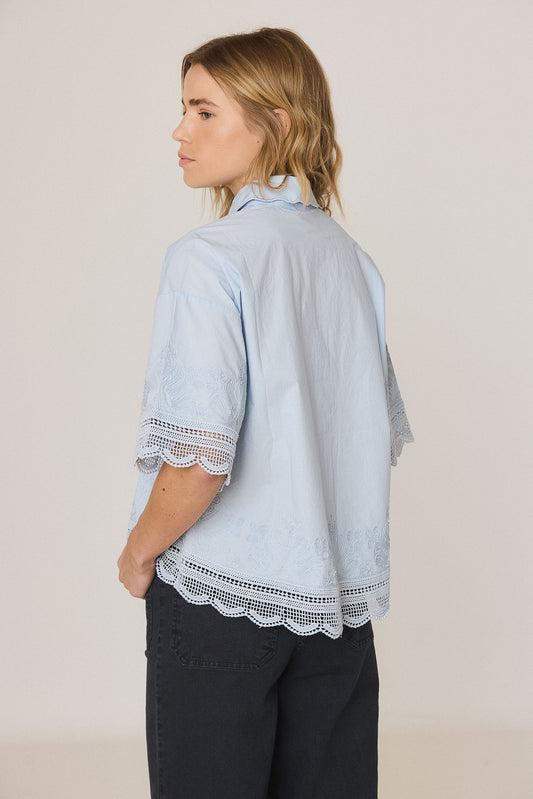 EMBROIDERED POPLIN SHIRT 3