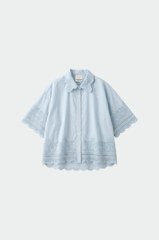 EMBROIDERED POPLIN SHIRT 5