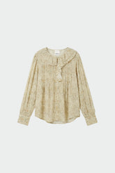 ART DECO PRINT BLOUSE