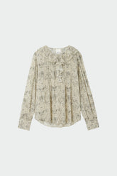 ART DECO PRINT BLOUSE
